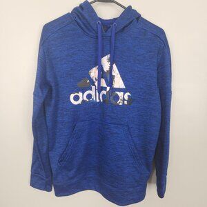 Adidas Floral Badge of Sport (BOS) Hooded Sweatshirt Size Medium